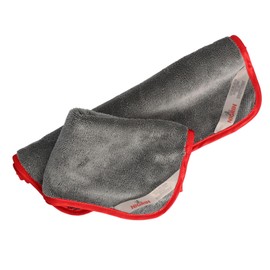 NIGRIN Mikrofaser-Trockentücher Duo Pack XL, extra saugstark, fusselfrei und weich zur schlierenfreien und schonenden Trocknung von Felgen, Lack, 60x40 cm, grau, 2 Stück
