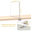 Uni HIMO Shelf Dividers，Vertical Purse Organizer for Closet，Thickened and Sturdy