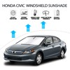 D-Lumina Windshield Sun Shade for 2012 2013 2014 2015 Honda