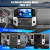 Hikity 4+64G Android 15 Car Stereo for Nissan Frontier/Xterra 2009-2012,