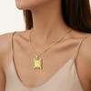 D&K Essentials Initial Necklace for Women and Men 14K Gold