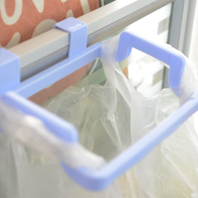 Garbage Bag Rack, Plastic Hanging Trash Bag Holder Rubbish Practical