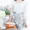 Waitress Apron - Floral Waitress Apron, Maid Apron, Waterproof Half-length