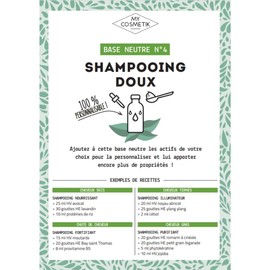 Customisable Neutral Shampoo Base - MY COSMETIK - 250 ml