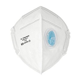 Truper MAS-PLE-V, Respirador Plegable N95 con válvula para partículas