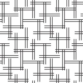 ReWallpaper Modern Geometric Peel and Stick Wallpaper Black and White Line Wall Paper Removable Stick On Wallpaper for Bathroom 17.5in X 10ft Black & White Contact Paper for Cabinets Laundry Room