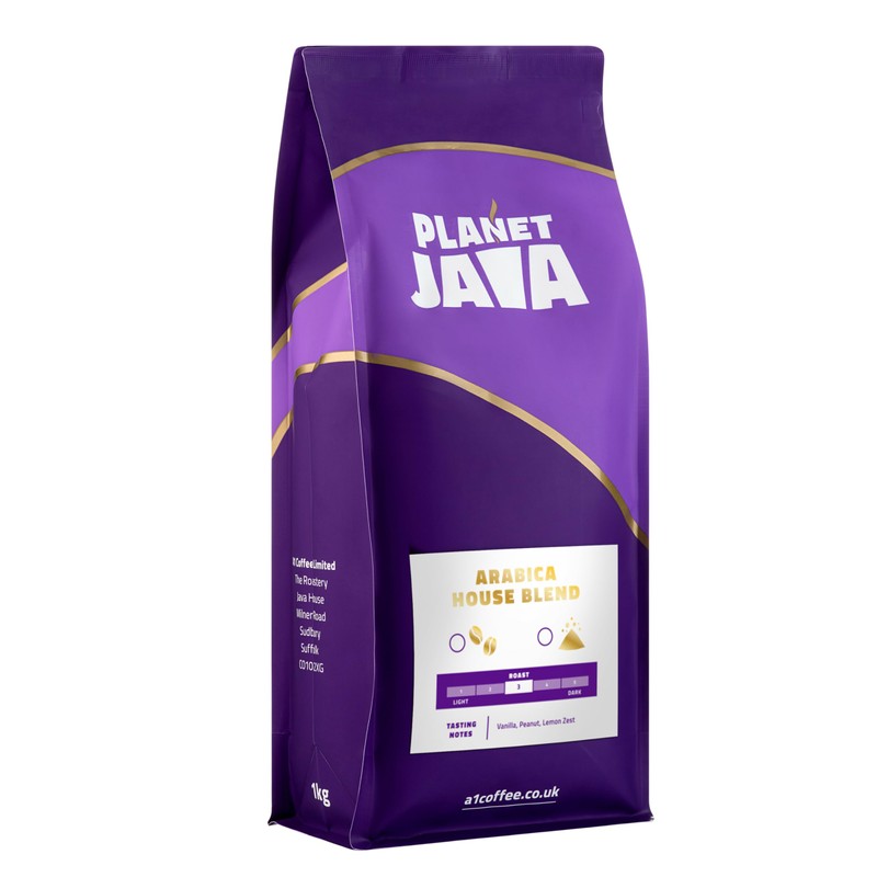 Planet Java High Roast 100% Arabica Medium Roast Coffee Beans