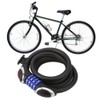 Bicycle Cycling Riding Steel Cable Lock Four digit Light Password