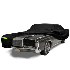 Waterproof Car Cover Replace for 1961-1968 & 1980 Lincoln Continental Sedan/Coupe/Convertible/Hardtop, 210T All Weather Classic Car Covers with Inner Cotton & Lock for Snow Rain Paint Protection