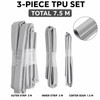 3-Piece TPU Sliding Window Seal Strip Set for Wind, Dust