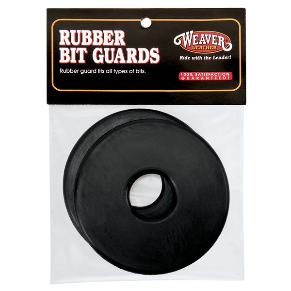 Weaver Leather Rubber Bit Guard Black