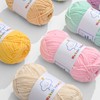 Fluffy Chenille Yarn for Crocheting，Baby Yarn for Crocheting Soft，50g/1.76oz Velvet