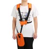 Petrol Strimmer Strap Adjustable Strimmer Harness Padded Double Shoulder Nylon
