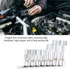 7 Pcs Oxygen Sensor Removal Socket Tool Chromium Alloy Oil