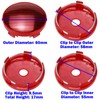 Modengzhe Center Caps for Rims,60mm Wheel Rim Hub Center Covers