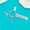 Ximalun Hairdresser Keyring Hairdresser Appreciation Gifts Hair Stylist Graduation Gifts