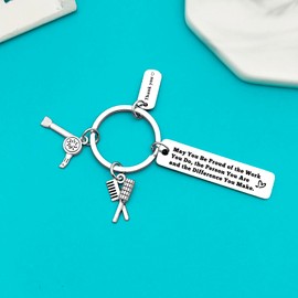 Ximalun Hairdresser Keyring Hairdresser Appreciation Gifts Hair Stylist Graduation Gifts Christmas Birthday Thanksgiving Leaving Retirement Gifts Thank You Gifts for Hair Stylist Barber