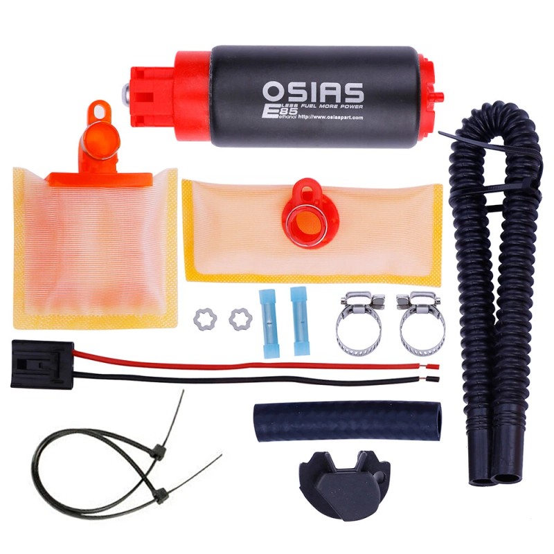 OSIAS 400LPH E85 Compatible High Flow Fuel Pump Replace Walbro