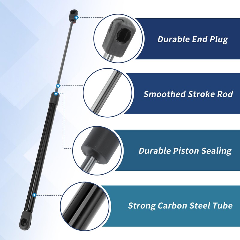 ARISELIFT Hood Struts Lift Supports for Jeep Wrangler JL 2018-2025
