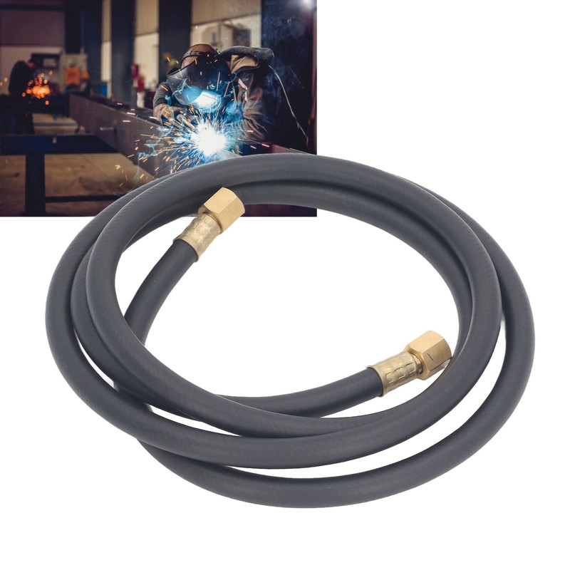 Gas Welding Hose G1/4 Fitting 2m Length Rubber Argon Arc
