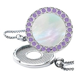 E TRUEE Golf Ball Marker Necklace, Pearl Crystal Ball Marker, Golf Accessories,Golf Gifts, Golf Ball Markers for Women