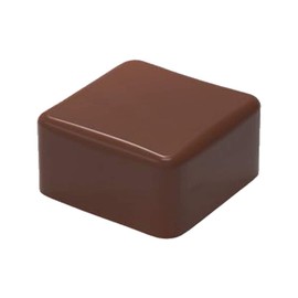 Greyas CM 3015 Clear Polycarbonate Chocolate Mold Candy Mould with 21 Square Cavities, Each 26.2mm x 26.2mm x 17.2mm High