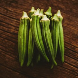 Angola Prison Okra - 50 Seeds - Rare Heirloom Okra Variety, Non-GMO Okra Seeds for Planting in The Home Garden, Thresh Seed Company