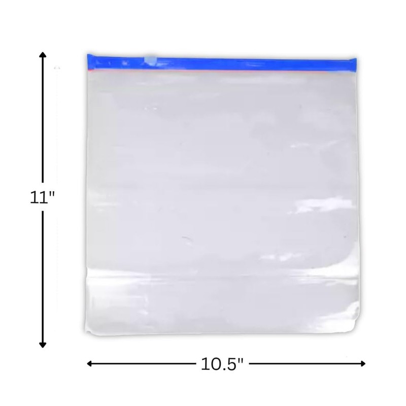 Extra Large Jumbo Slider Bags - 2.5 Gallon Storage Bags