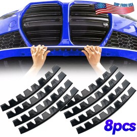 XUKEY 8PCS Universal Car Bumper Guard Anti—Scratch Kit Scrape Protector Skid Plate DIY