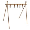 Camping Hanging Rack Portable Foldable Tripod Shelf for Light Tools