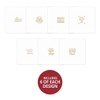 Hunkydory - Trim Me! Foiled Insert Pad - Season's Greetings