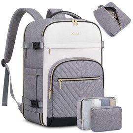 LOVEVOOK Travel Backpack for Women,40L Carry On Backpack for Airplanes,17.3 Inch Laptop Personal Item Travel Bag