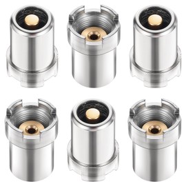 HJZHII 6PCS Thread Screw Converter, Thread Adapters Soldering Iron Ring Adapters Connector Repair Accessories for Connecting Soldering Irons Circuit Board Repair Electronic Equipment