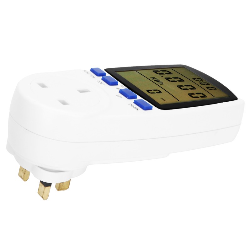 Power Metering Socket Electricity Usage Monitor Voltage Current Meter with
