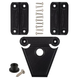 NeverBreak Parts - Igloo Cooler Replacement Parts - Small Black Kit (2 Hinges, 1 Latch with Post and Screws) | High Strength Igloo Cooler Hinges Replacement with Latch