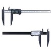 POWERTOOL LCD Digital Caliper, 0-200 Electronic Caliper Precision Vernier Micrometer