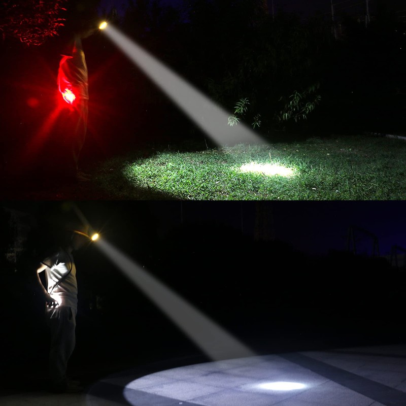 Rechargeable LED Mining Headlamp, Super Bright Safety Head Torch with