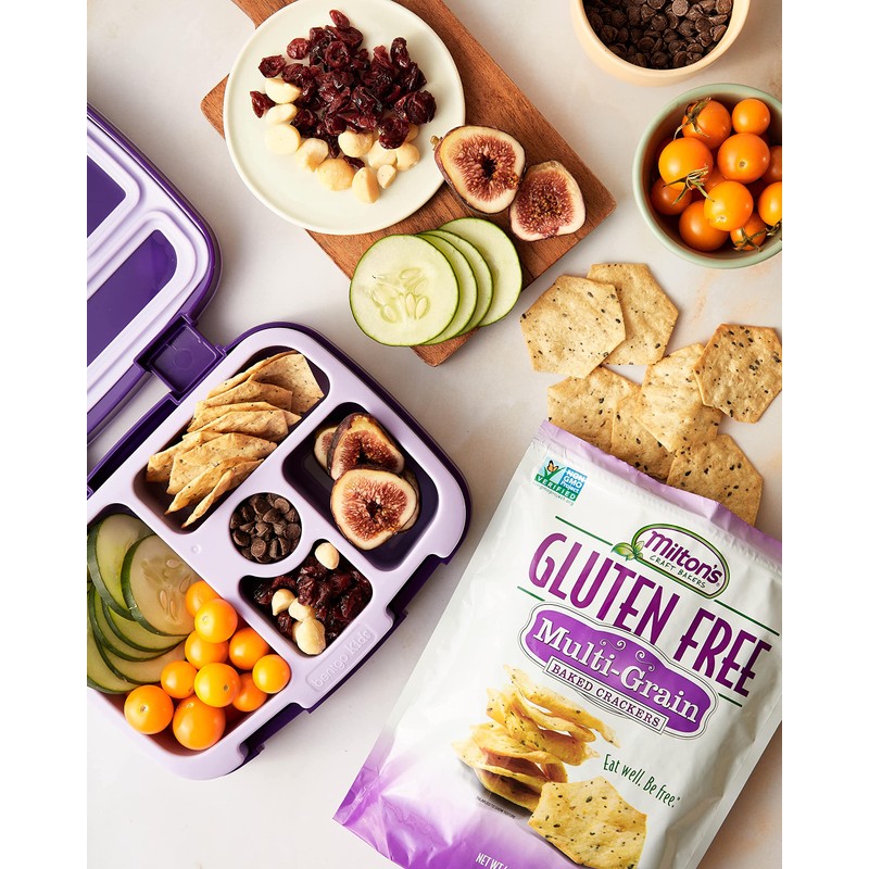 Milton’s Gluten Free Crackers Variety Bundle (Crispy Sea Salt, Multi-Grain,