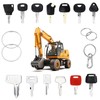 Tadpolez 18 Piece Universal Engine Ignition Key Set, Ignition Key