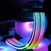 24 Pin RGB Power Extension Cable Kit ARGB 18AWG Silver