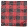 Unique Plaid Lumberjack Beverage Napkins - 5' x 5', 16