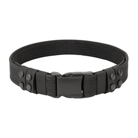 TACNEX Duty Belt w/Loop Lining 2" Nylon Utility Work Belt w/ 4 Keepers 1.5" Hook Underbelt for Police Law Enforcement Security Officer XL