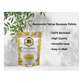 Beesworks Gránulos Cera De Abejas Amarillo 454g Grado Cosmético Ce