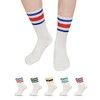 ZFSOCK Women's Cotton Crew Socks: Breathable Cotton Socks with Comfort