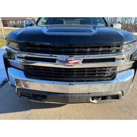 EmblemsPlus 2019-2025 Chevy Silverado American Flag Bowtie Overlay Decals Set 2 (DIY)
