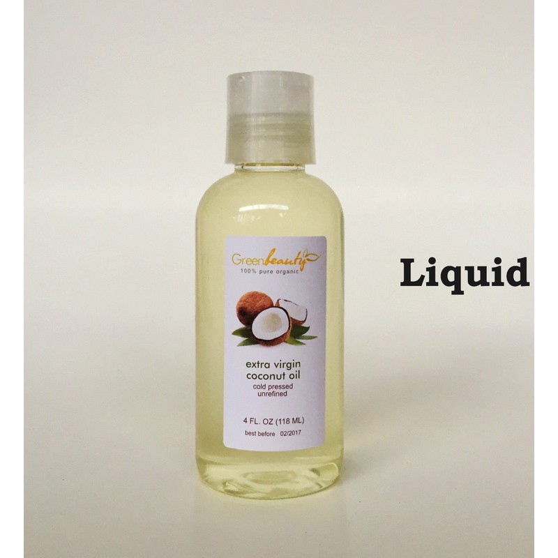 EXTRA VIRGIN COCONUT OIL UNREFINED COLD PRESSED 100% PURE ORGANIC