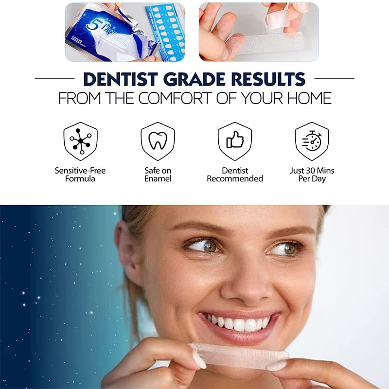 AIMALL 5d Teeth Whitening Strips Pro Safe White Tooth Clean