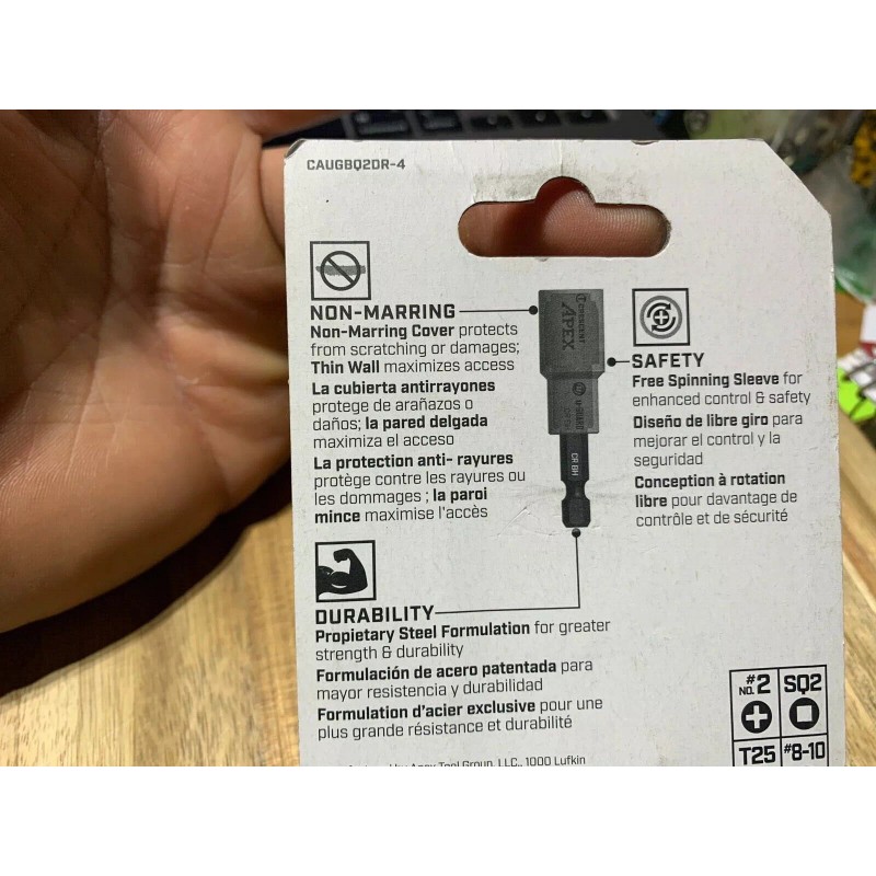 Crescent Apex Impact Covered quick release bit holder (lot#19239)