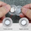 25 Pairs Mini Invisible Sew Magnetic Snap PVC Round Shape