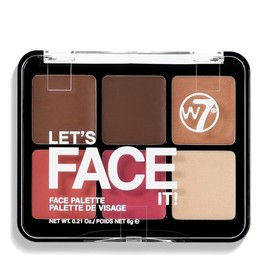 W7 렛츠 페이스 잇 크림 팔레트 W7 Let's Face It Cream Palette [Deep - Desert Glow]